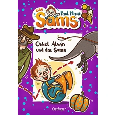 Abbildung von das Sams 6. Onkel Alwin und Sams: Der Kinderbuch Klassiker, modern farbig illustriert von Nina Dulleck für Kinder ab 7 Jahren