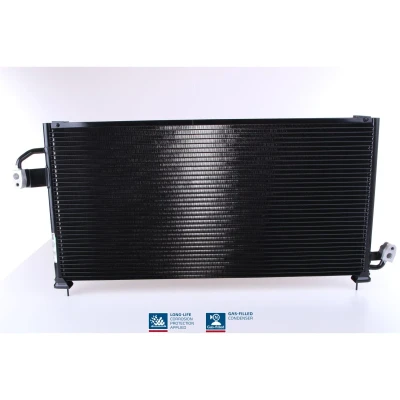 Abbildung von NISSENS 94841 Klimakondensator ohne Trockner Aluminium 735 R 134a SUBARU: Forester I