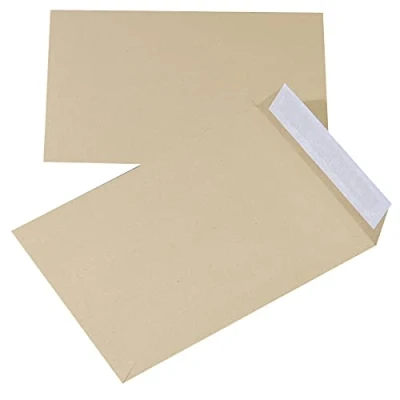 Abbildung von Briefumschläge Mit Silikonband OFFICE PRODUCTS HK B4 250x353mm 90gsm 250St Braun / Typ Silikonband/Art HK/Farbe Braun/Format Flächengewicht (g/m2) 90 Abmessungen (mm) 250x353