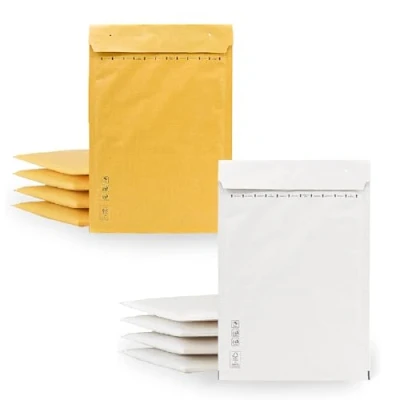Abbildung von m office Luftpolsterumschläge, Kraft Weiß, Versandtaschen für Pakete, verschiedene Größen, · (220 x 340 mm, 10 Stück)