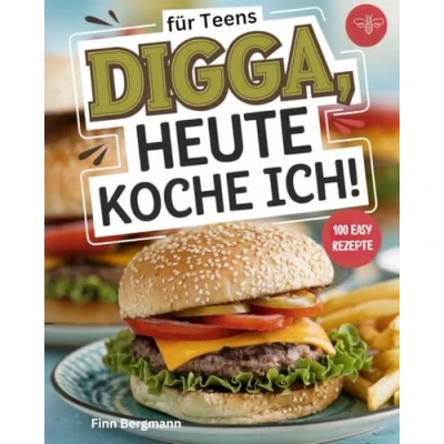 Abbildung von Digga, heute koche ich!: Das ultimative Kochbuch für Teenager mit 100 köstlichen Rezepten.