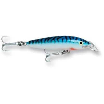 Abbildung von Rapala Countdown Magnum Angelköder Angelzubehör mit Abachiholz Konstruktion Salzwasser Spinnköder Lauftiefe 5.4 6.3m Fischköder 18cm, 70g Hergestellt in Estland Silver Mackerel