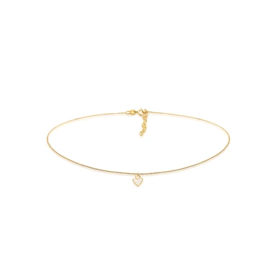 Abbildung von Elli Heart Halskette goldcoloured, Damen, Größe: 36, Gold/coloured