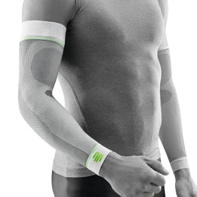 Abbildung von BAUERFEIND Arm Sleeve „Compression Sleeves Arm“, 1 Paar Armlinge, Armstulpen, Weiß