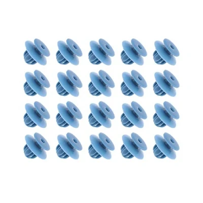 Abbildung von Create idea Auto Radlaufverkleidung Zierleisten Clips MU000977 MU000588 Türverkleidung Befestigung Halter blau Kunststoff 20 Stück
