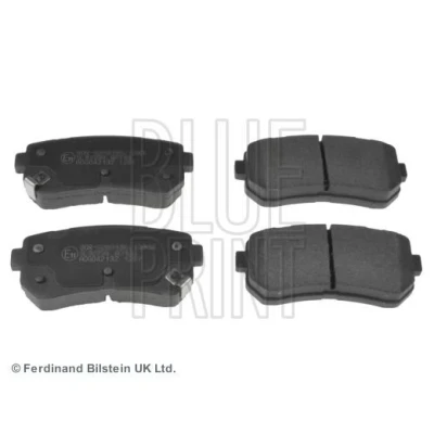 Abbildung von BLUE PRINT ADG042132 Bremsbelagsatz Hinterachse mit akustischer Verschleißwarnung KIA: Picanto II, HYUNDAI: Kona SUV
