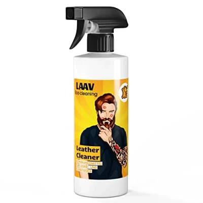 Abbildung von LAAV Lederreiniger Für Ledermöbel Autositze Lederwaren Fleckenentferner 500 ml