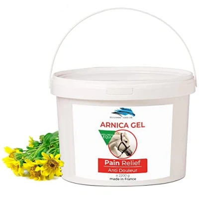 Abbildung von Arnika FORTE Gel Konzentrat 90% Extrakt BIO aus Biologischem Anbau. Massage für Muskeln und Gelenke. Feuchtigkeitscreme die Haut 2200 g 2.2 kg