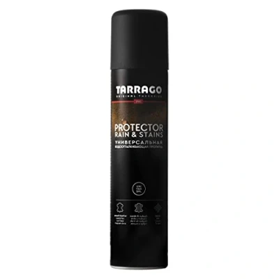 Abbildung von Tarrago Universal Protector 250 ml Imprägnierspray Schuhe Für Leder und Textiloberflächen Schützt vor Wasser Regen Unsichtbar