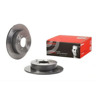 Abbildung von BREMBO COATED DISC LINE 08.7354.11 Bremsscheibe 281 15 5 voll beschichtet mit Schrauben ALFA ROMEO: 147, 156 Sportwagon, Saloon