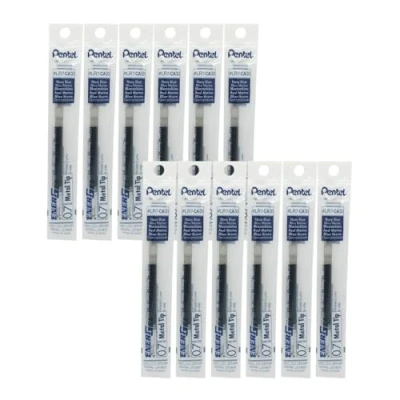 Abbildung von Pentel LR7 CAX Nachfüllmine für EnerGel Stifte 0,7mm Kugelspitze, Marineblau, 12 Stück