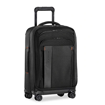 Abbildung von Briggs &amp; Riley ZDX 56 cm erweiterbarer 4 Rad Handgepäckkoffer, Schwarz