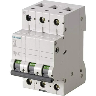 Abbildung von SIEMENS Ingenuity for life Leitungsschutzschalter 6kA 3 polig Typ C 10A