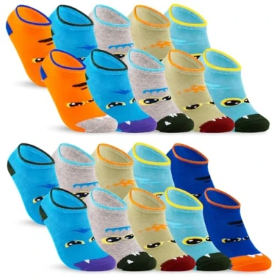 Abbildung von 10 Paar Kinder Sneaker Socken Jungen &amp; Mädchen Baumwolle Kindersocken 56511 (27 30)