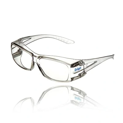 Abbildung von Dräger Schutzbrille X pect 2400 Leichte Arbeitsschutzbrille Für Baustelle, Werkstatt, Fahrrad Fahren, Joggen, Rettungsdienst, Labor Klar, kratzfest und beschlagfrei