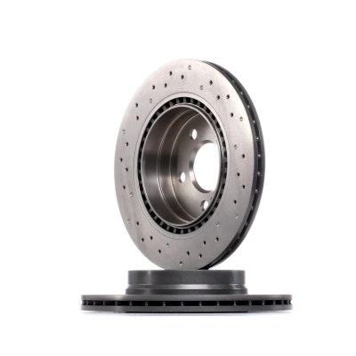 Abbildung von BREMBO 09.A760.1X Bremsscheibe 300 22 5 gelocht/innenbel. beschichtet hochgekohlt mit Schrauben MERCEDES BENZ: C Class Saloon, E Coupe