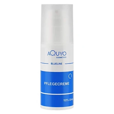 Abbildung von Blueline 10% Urea Creme für sehr trockene Haut, Körpercreme bei Psoriasis oder Neurodermitis, Pflegecreme gegen Juckreiz, Hautpflege Hautunreinheiten und Ausschlag (100ml Airless Spender)