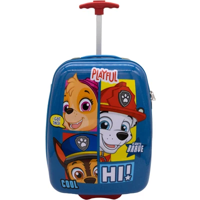Abbildung von Undercover Polycarbonat Trolley Paw Patrol 16 Inch mit Spanngurten und Reißverschlussfach Teleskopstange leicht robust für Kinder