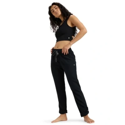 Abbildung von Roxy ON THE Seashore Stoffhose, Damen, Größe: XL, Anthracite