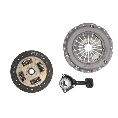Abbildung von VALEO KIT3P (CSC) 834106 Kupplungssatz mit Kupplungsdruckplatte, Zentralausrücker Kupplungsscheibe 235 FORD: Transit Connect Mk1 Van