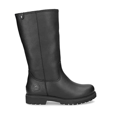 Abbildung von Panama Jack Damen Bambina Igloo Kniehohe Stiefel, Schwarz, 36 EU