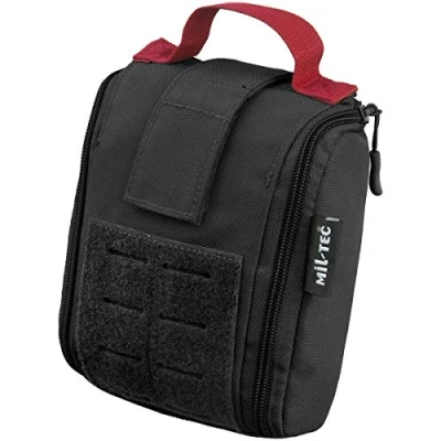 Abbildung von Mil Tec Unisex Erwachsene 25TLG Erste Hilfe Paket, Schwarz, Einheitsgröße