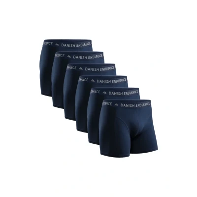 Abbildung von Danish Endurance 6 PACK Classic Boxershorts, Herren, Größe: Large, Navy blue