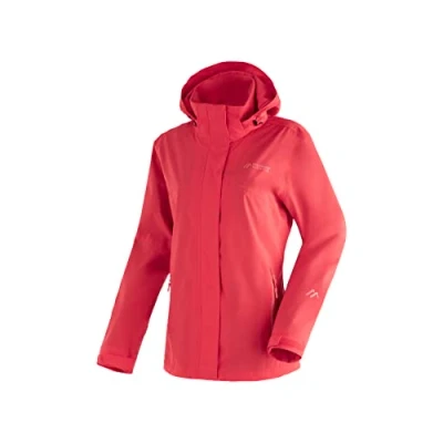 Abbildung von Maier Sports Metor Rec W, Damen Outdoorjacke, Wasserdichte Wanderjacke mit sportlichem Schnitt, PFC frei, Silverplus Netzfutter &amp; mTEX Wetterschutz, Rosa, 46