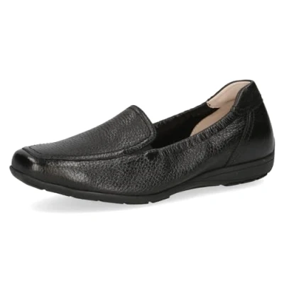 Abbildung von CAPRICE Damen Slipper aus Leder Elegant, Schwarz (Black Deer), 39 EU