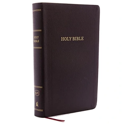 Abbildung von KJV Holy Bible: Personal Size Giant Print with 43,000 Cross References, Burgundy Bonded Leather, Red Letter, Comfort (Thumb Indexed): King James Version
