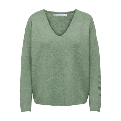 Abbildung von ONLY Onlrica LIFE LS NOOS Strickpullover, Damen, Größe: Small, Hedge green melange