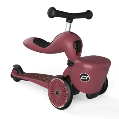 Abbildung von Scoot &amp; Ride Highwaykick 1 Lifestyle Kickboard mit Sitz und Aufbewahrungsbox Kinderroller Scooter 2in1 Laufrad ab 2 Jahren mitwachsender Lenker Höhenverstellbar werkzeuglos Wildcat
