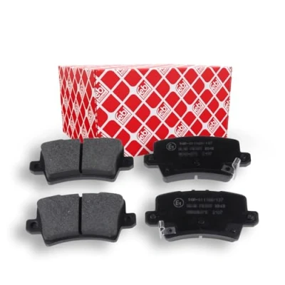 Abbildung von FEBI BILSTEIN 16801 Bremsbelagsatz Hinterachse mit akustischer Verschleißwarnung HONDA: CIVIC 8 Hatchback,