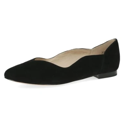 Abbildung von Caprice Klassischer Ballerina, Damen, Größe: 36, Black suede Schuhe