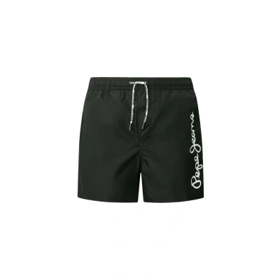 Abbildung von Pepe Jeans Herren Logo Swimshort Shorts, Schwarz (Schwarz), XL