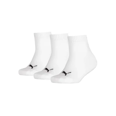 Abbildung von PUMA Unisex Kids Quarter Recycled Cotton Sock, White, 27 30 (3er Pack)