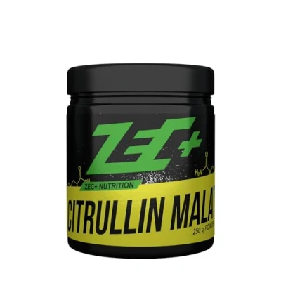 Abbildung von Zec+ Nutrition L CITRULLIN MALAT Pulver 250g │ Pre Workout Pump Booster Premium Aminosäuren Supplement vegan