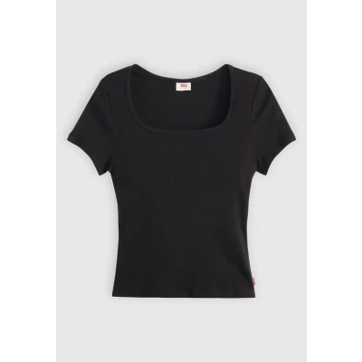 Abbildung von Levi&#039;s Essential TEE Tshirt basic, Damen, Größe: XS, Anthracite night