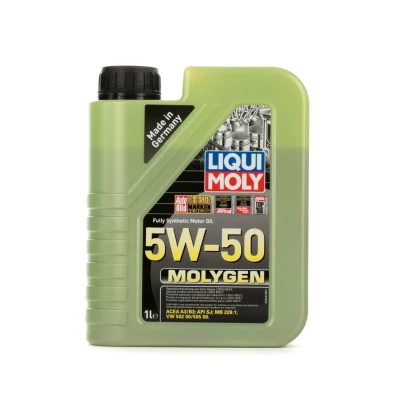 Abbildung von Liqui Moly Molygen 5W 50 1l Motoröl 2542 VOLKSWAGEN: Golf 4, 5, 7, AUDI: A4 B6 Saloon, Q3, B8 Avant, SKODA: Octavia 3 Combi
