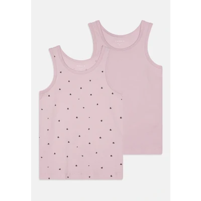 Abbildung von Name it mini Mädchen Nmftank Top 2P Hearts Noos, Winsome Orchid, Numeric_110 (2er Pack)