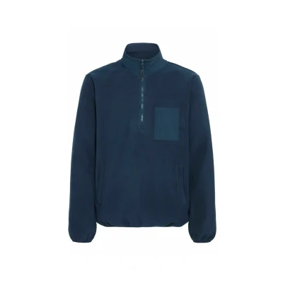 Abbildung von Blend Bhbrooks Halfzipp Fleecepullover, Herren, Größe: Medium, Dress blues