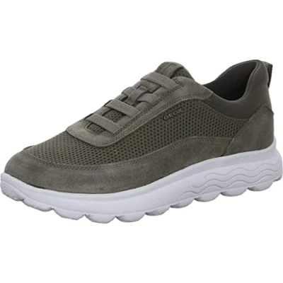 Abbildung von Geox Herren Spherica U Sneakers, Dove Grey, 45 EU Schmal