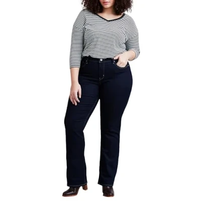 Abbildung von Levi&#039;s Damen Plus Size 315™ Shaping Bootcut Jeans, Darkest Sky, 14 M