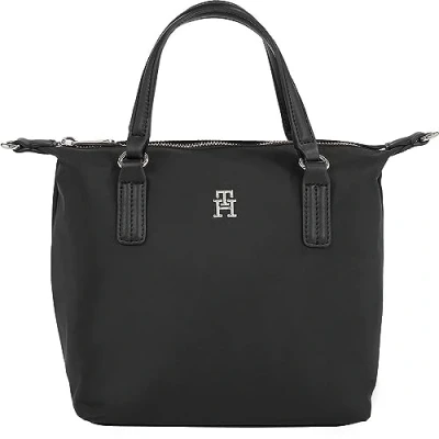 Abbildung von Tommy Hilfiger Poppy Small TOTE Umhängetasche, Damen, Größe: One Size, Black
