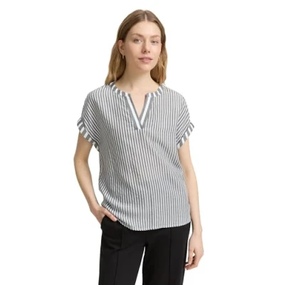 Abbildung von TOM TAILOR Shirtbluse, mit Streifen Muster