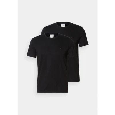 Abbildung von Calvin Klein T Shirt »SS STRETCH COTTON slim TEE 2PK«, (Packung, 2 tlg.), Rundhalsausschnitt, fit