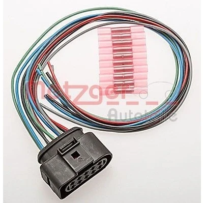 Abbildung von METZGER 2323025 Kabelreparatursatz, Hauptscheinwerfer VOLKSWAGEN: Touran I, Passat B5 GP Estate, Golf 5, AUDI: A3 Sportback, SEAT: Toledo 2 Limousine