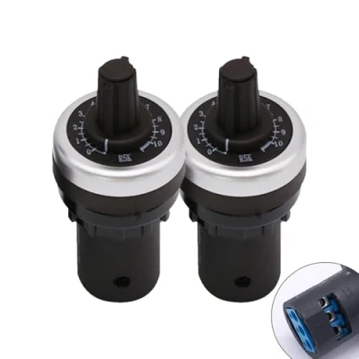 Abbildung von 2 pcs 5k Potentiometer Schalttafeleinbau VSD VFD variabler geschwindigkeit für Frequenzumrichter