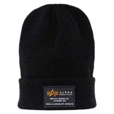 Abbildung von Alpha Industries CREW Beanie Unisex Mütze, Größe: One Size, Black