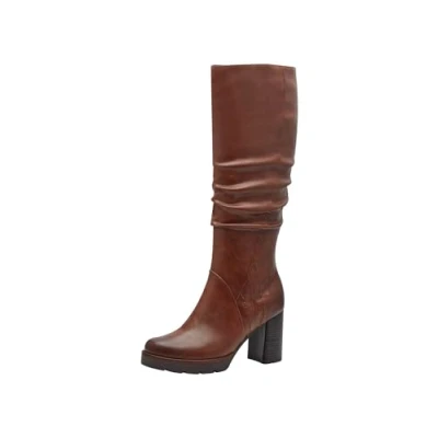 Abbildung von Marco Tozzi High Heel Stiefel, Damen, Größe: 37, Cognac Schuhe